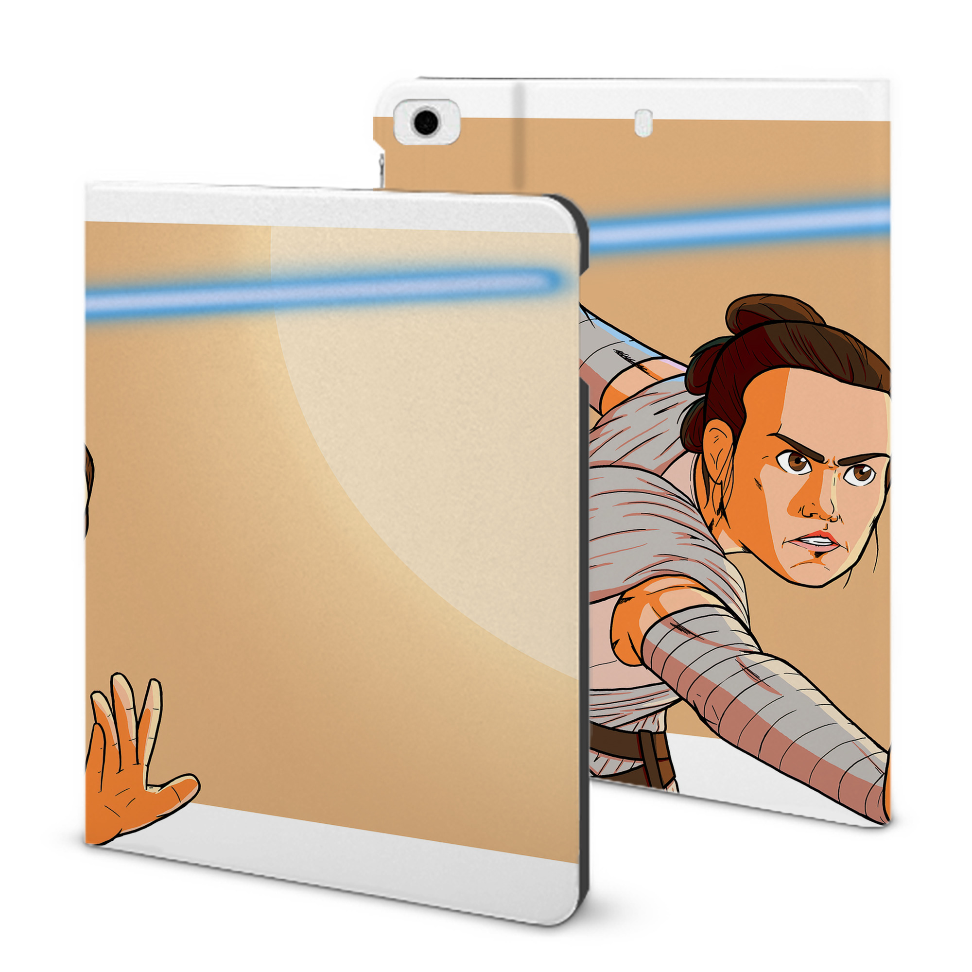 （画像用） スター・ウォーズ Star Wars IPad ケース ブック型 PUレザー TPU 耐衝撃 軽量 薄型 ペン収納なし 全面保護 IPad 各モデル対応